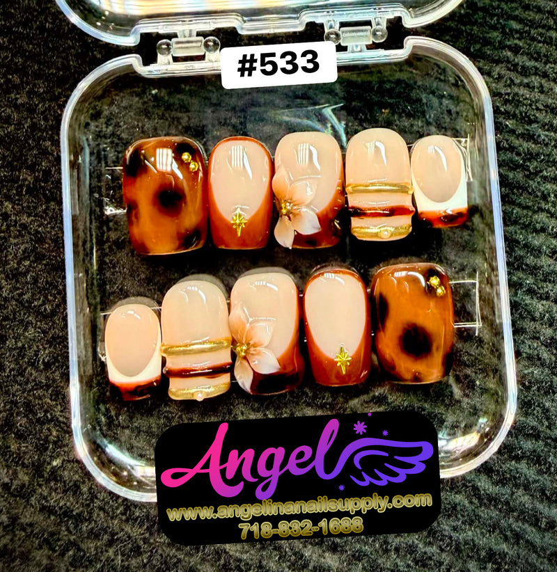 Angelina Handmade Custom Press-On | #510-#539