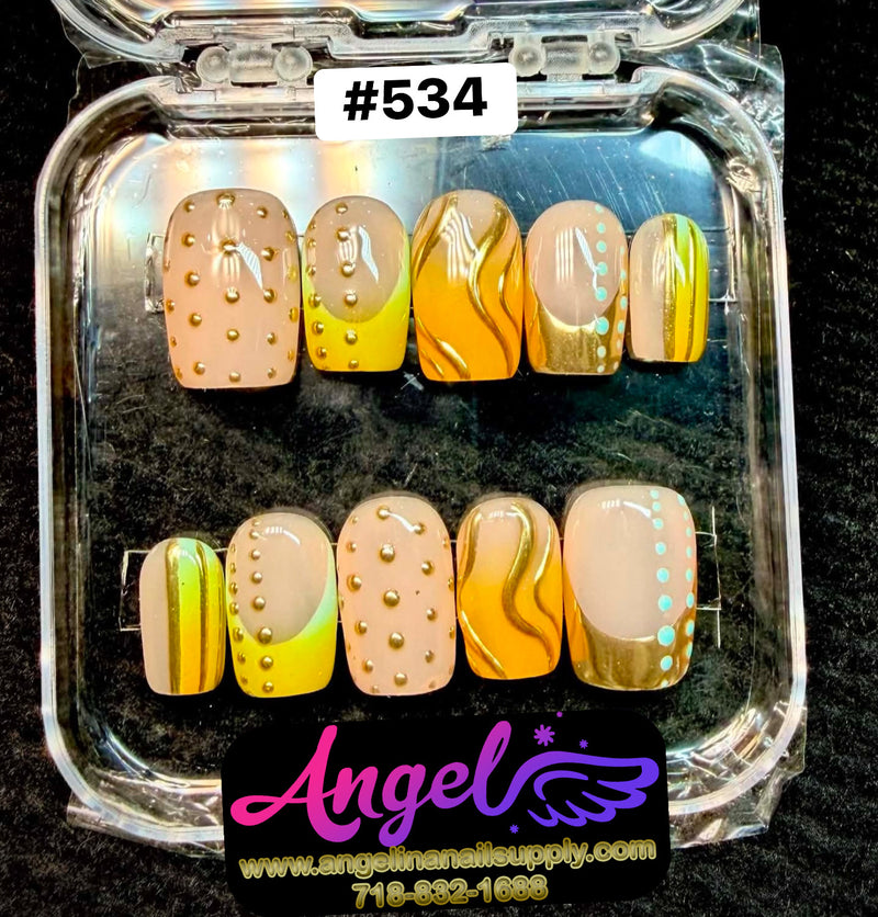 Angelina Handmade Custom Press-On | #510-#539