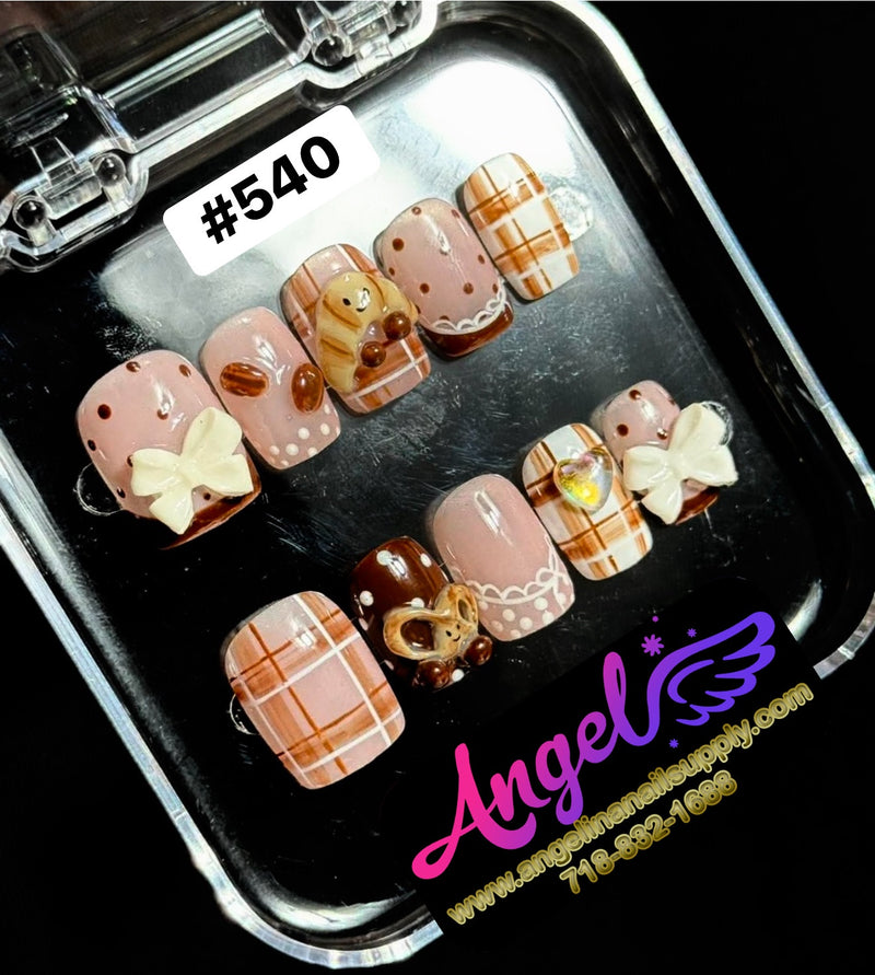 Angelina Handmade Custom Press-On | #540