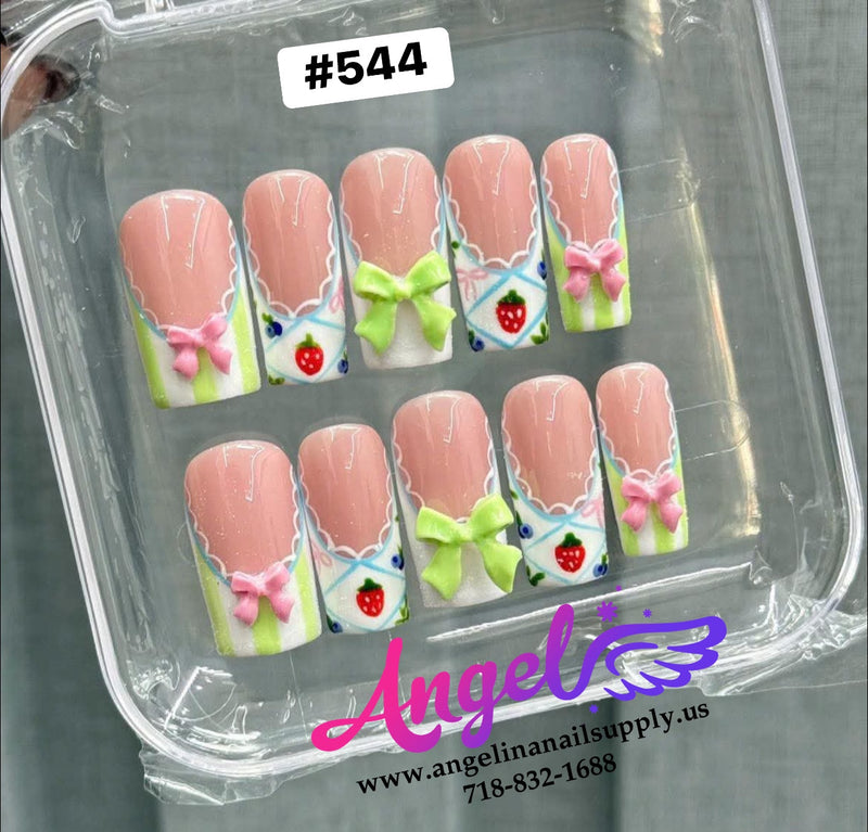 Angelina Handmade Custom Press-On | #544