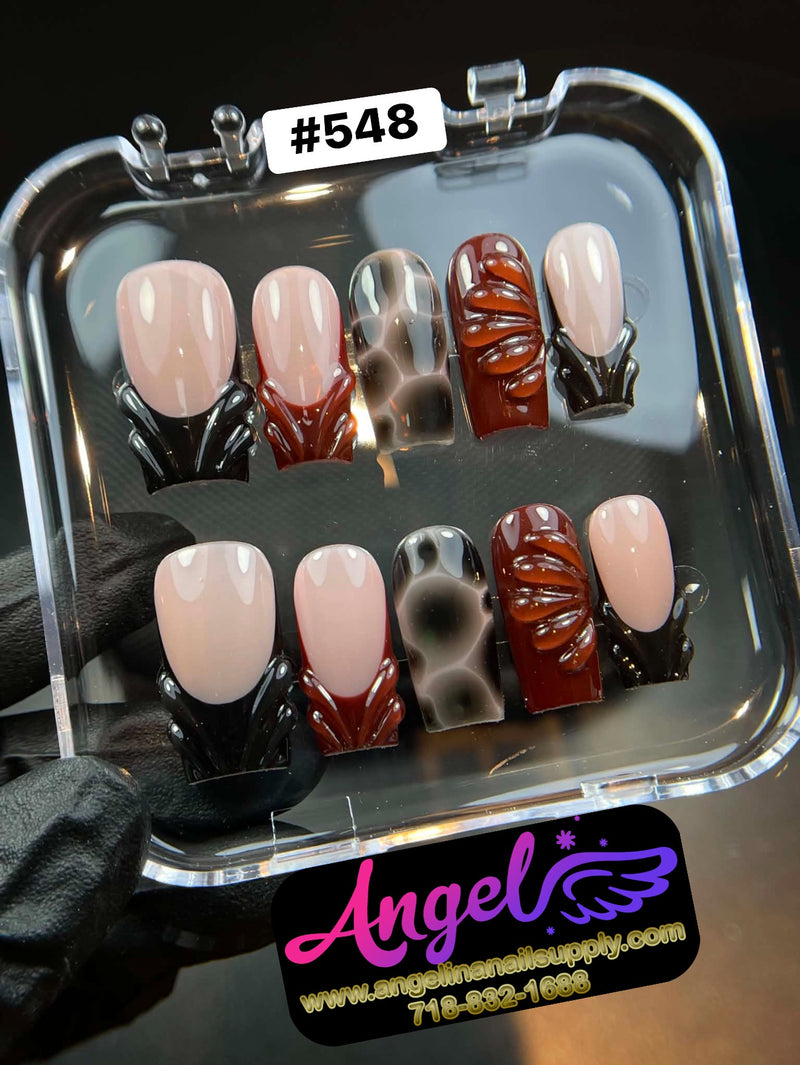 Angelina Handmade Custom Press-On | #548