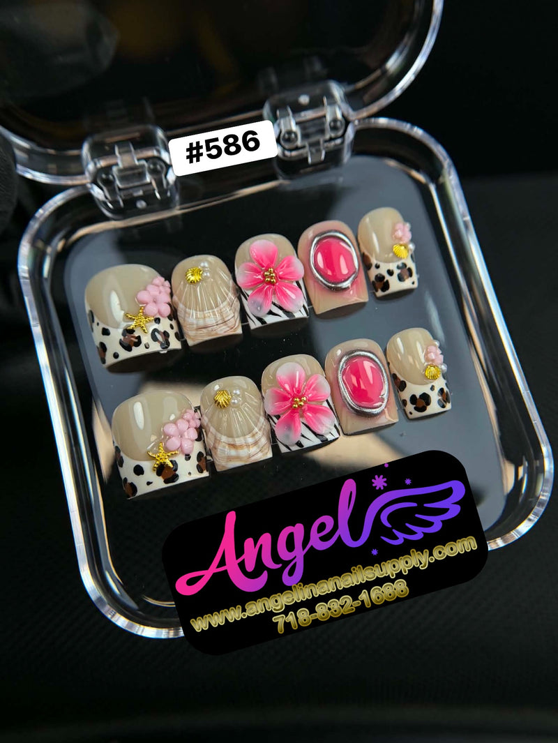 Angelina Handmade Custom Press-On | #586