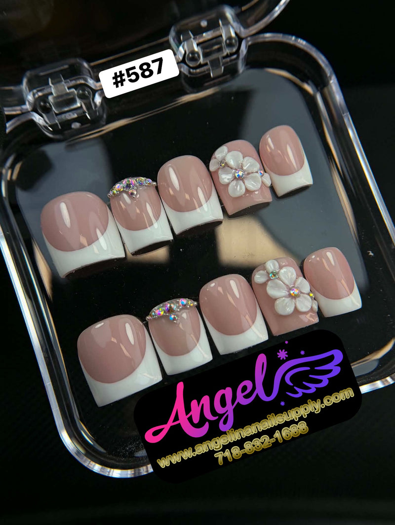 Angelina Handmade Custom Press-On | #587
