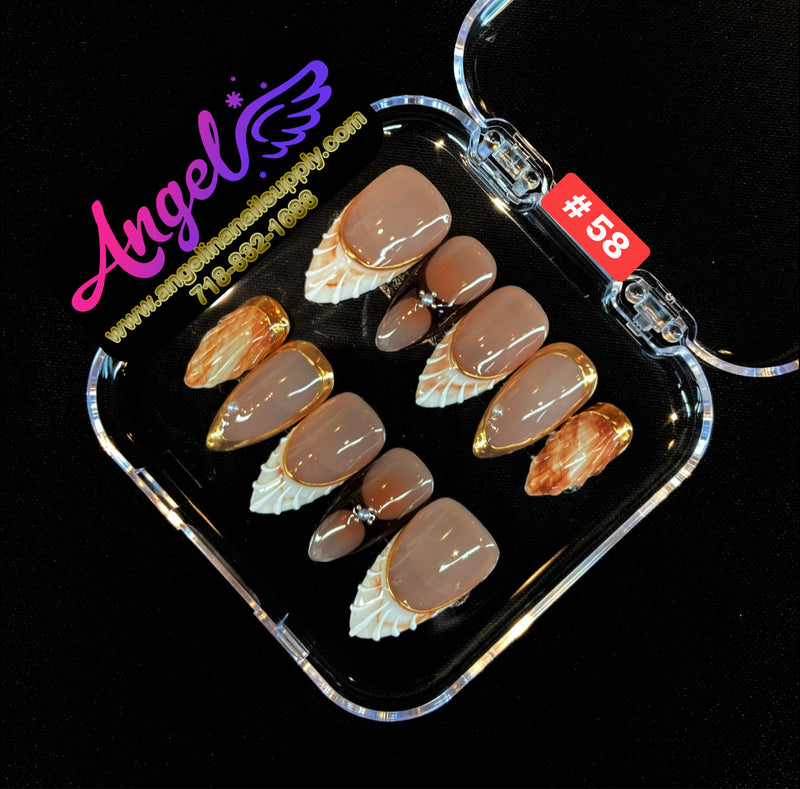 Angelina Handmade Custom Press-On | #030-#059