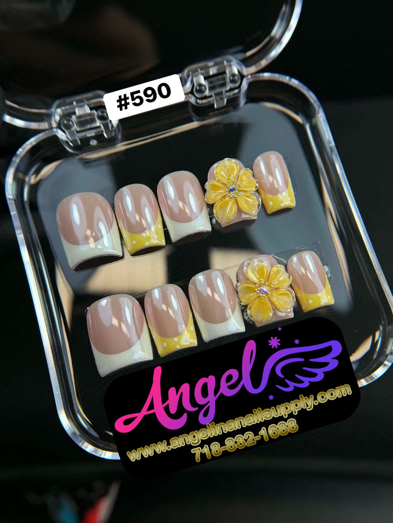 Angelina Handmade Custom Press-On | #590
