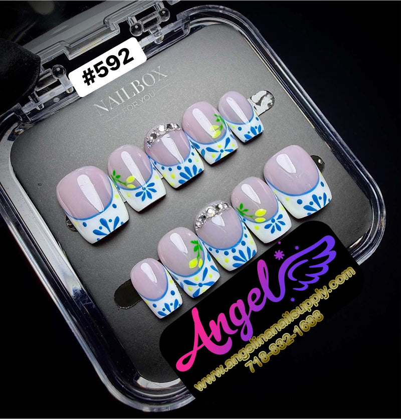 Angelina Handmade Custom Press-On | #592