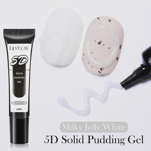 5D Solid Pudding Gel No-Wipe Design Gel - Angelina Nail Supply NYC