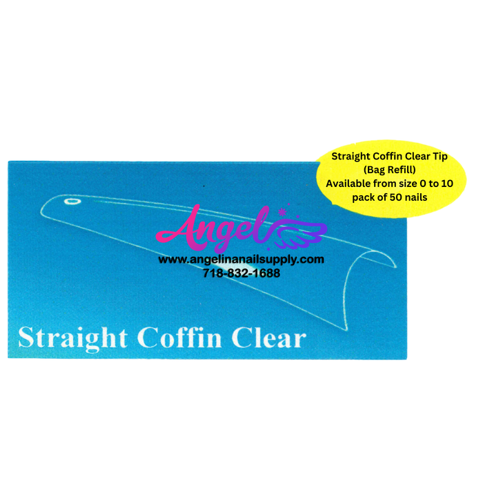 USN Straight Coffin Clear Tip (Bag Refill)