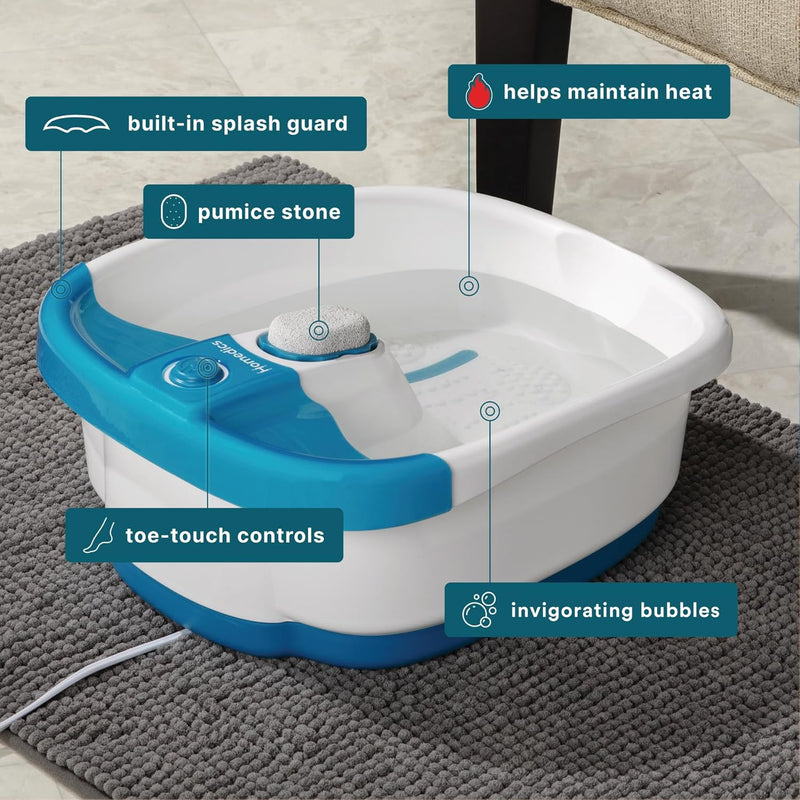HoMedics Bubble Foot Bath Spa Massager