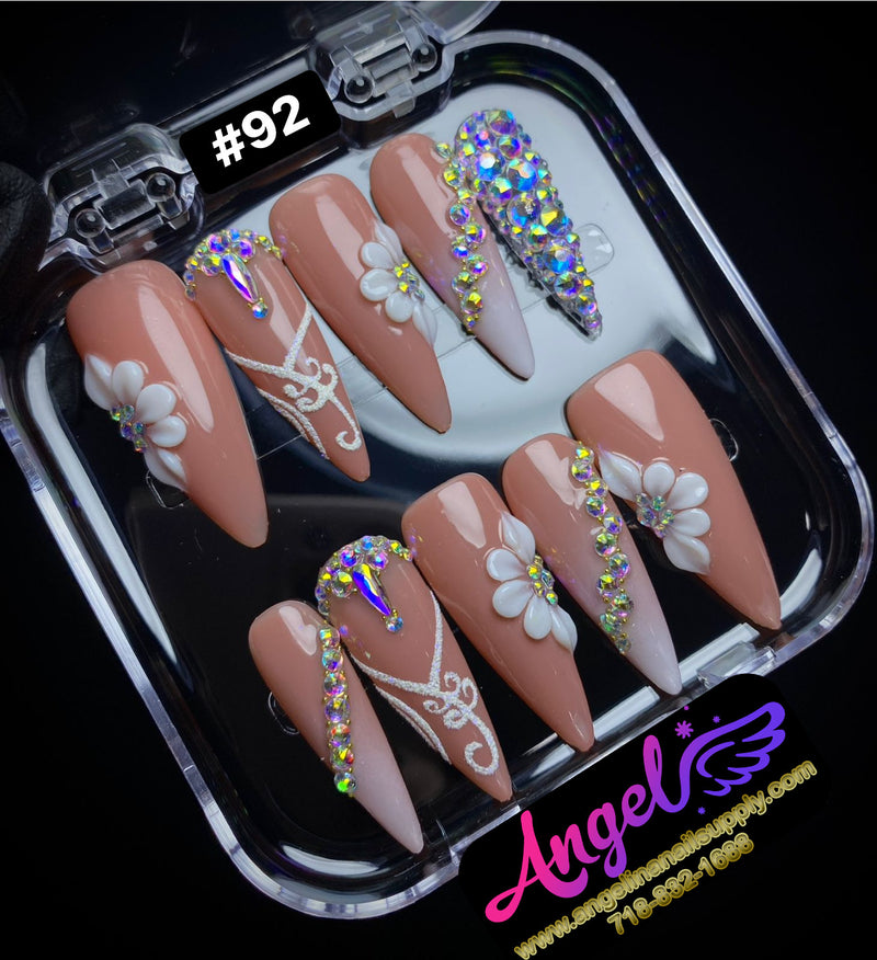 Angelina Handmade Custom Press-On | #090-#119