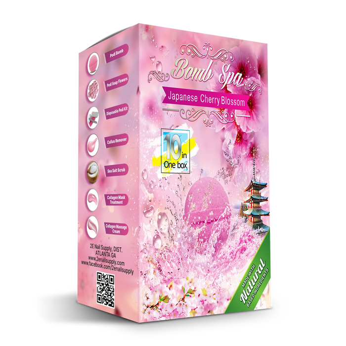 2E Organic Bomb Spa 10 in 1 - Japanese Cherry Blossom (box/80 kits)