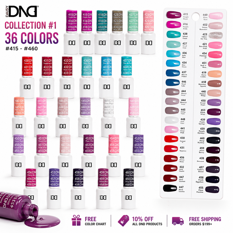 DND1 Collection #1 (Full Set 36 Colors #415 - #455)