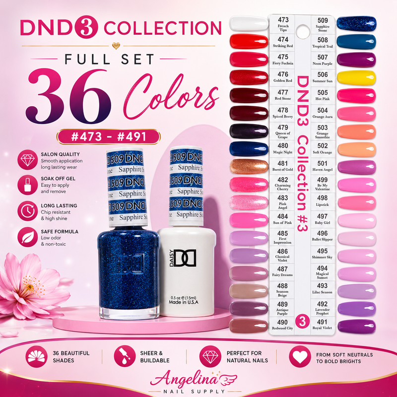 Bộ sưu tập DND3 #3 (Bộ đầy đủ 36 màu #473 - #491)