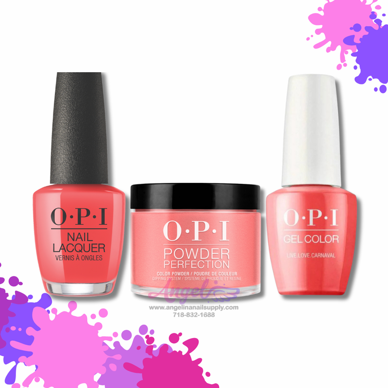 OPI 3in1 combo DP-GC-NL A69 LIVE. LOVE. CARNAVAL