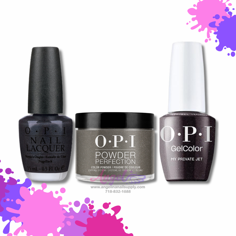 OPI 3in1 combo DP-GC-NL B59 MY PRIVATE JET