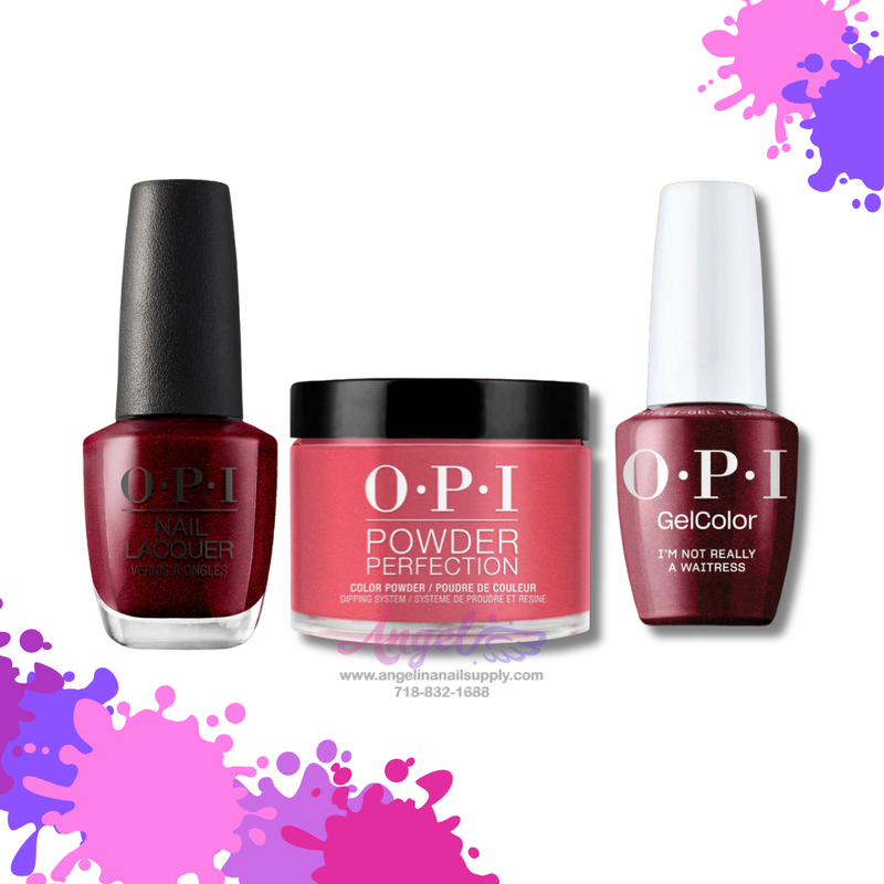 OPI 3in1 combo DP-GC-NL H08 I'M NOT REALLY A WAITRESS
