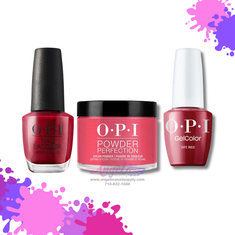 OPI 3in1 combo DP-GC-NL L72 OPI RED