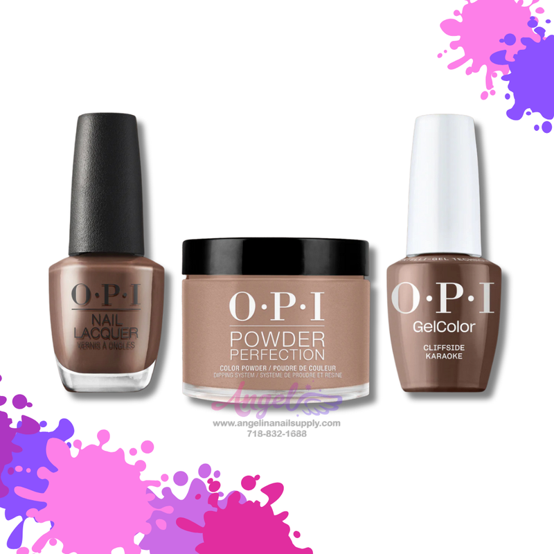 OPI 3in1 combo DP-GC-NL N80 Cliffside Karaoke