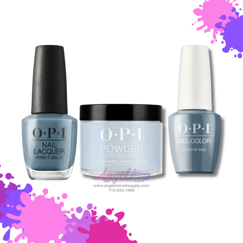 OPI 3in1 combo DP-GC-NL P33 ALPACA MY BAGS