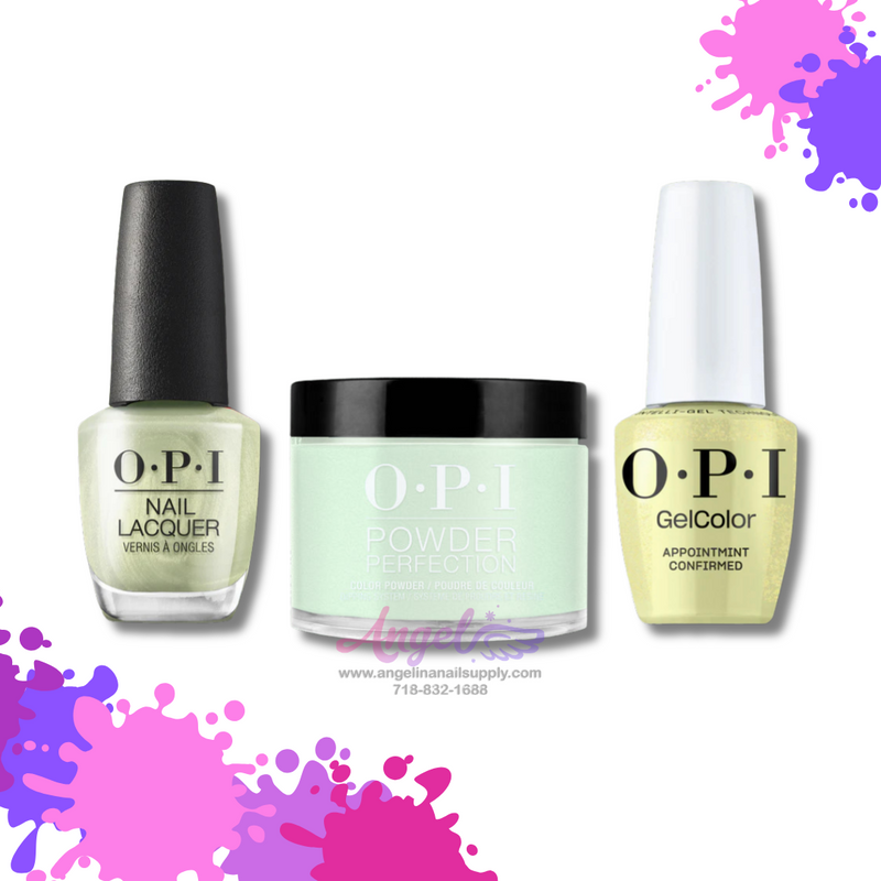 OPI 3in1 combo DP-GC-NL S047 AppointMINT Confirmed
