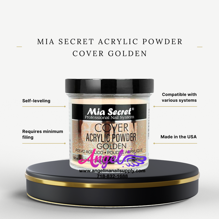 Mia Secret Acrylic Powder Cover Golden 4oz