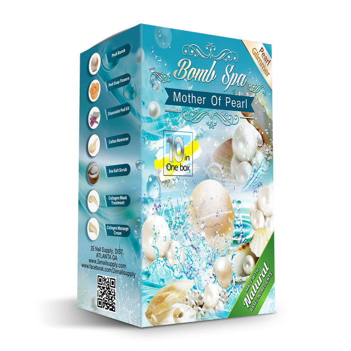 2E Organic Bomb Spa 10 in 1 - Mother Of Pearl (box/80 kits)