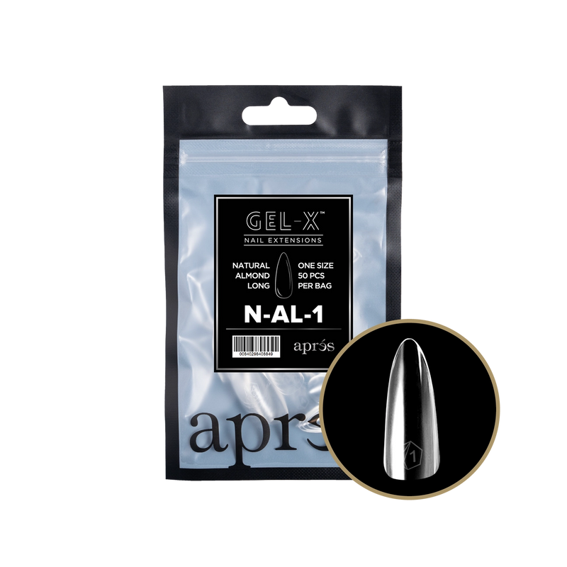 Aprés Gel-X® Natural Almond Long Refill Bag (50pcs/pack)