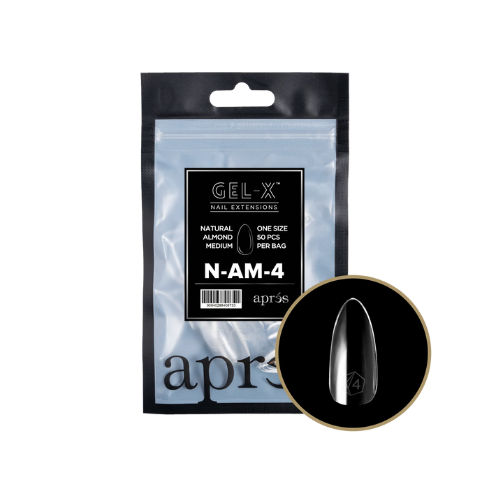 Aprés Refill Bags Natural Almond Medium (50pcs/pack)