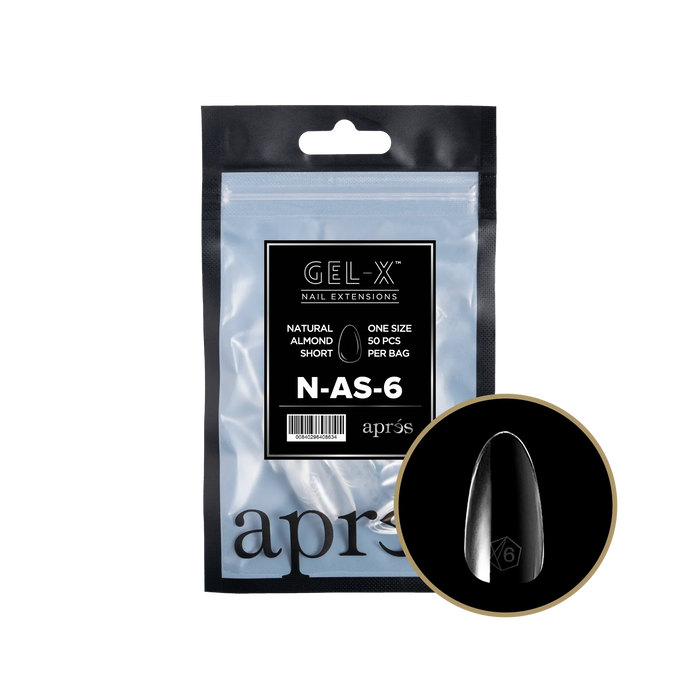 Aprés Refill Bags Natural Almond Short (50pcs/pack)