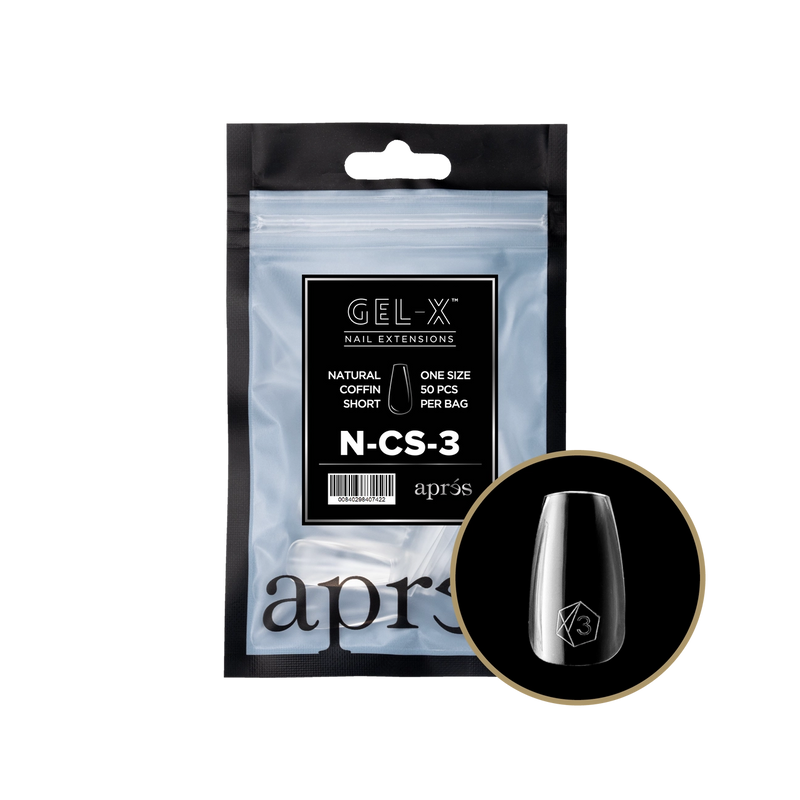 Aprés Refill Bags Natural Coffin Short (50 cái/gói)