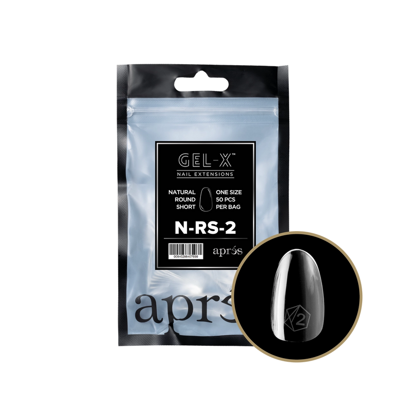 Túi Refill Aprés Natural Round Short (50 cái/gói) 