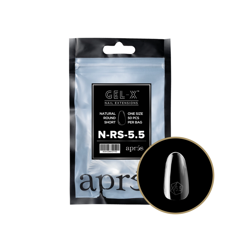 Túi Refill Aprés Natural Round Short (50 cái/gói) 