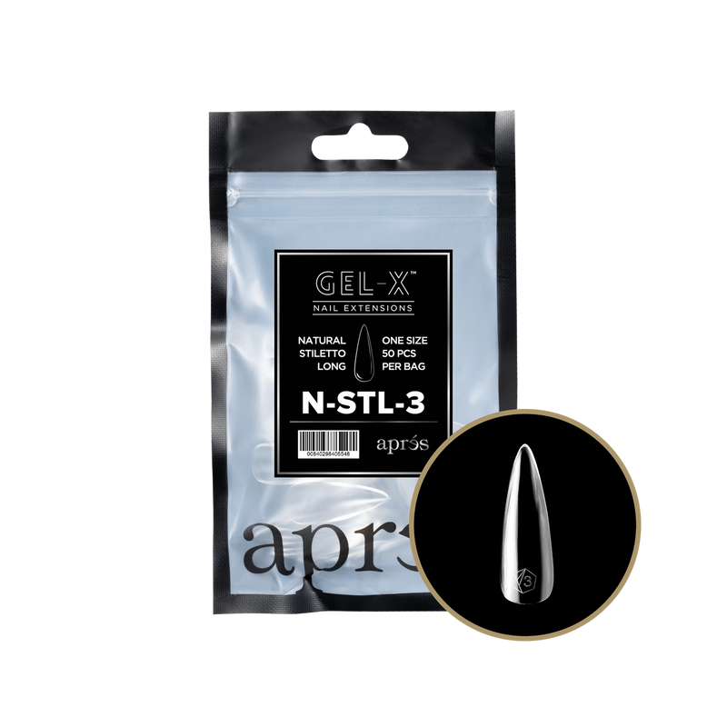 Túi đựng Aprés Refill Natural Stiletto Medium (50 chiếc/gói)