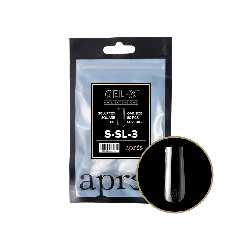 Túi Refill Aprés Sculpted Square Long (50 cái/gói)