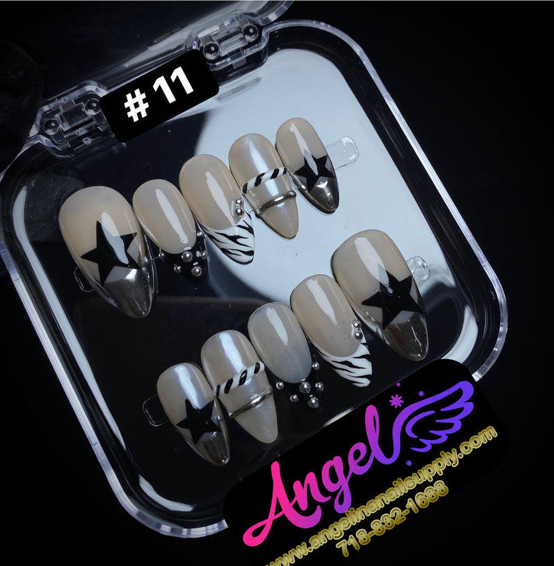 Angelina Handmade Custom Press-On | 001-029 - Angelina Nail Supply NYC