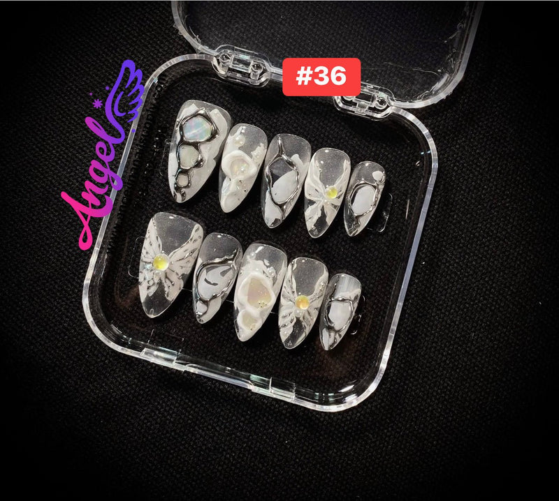 Angelina Handmade Custom Press-On | 030-059 - Angelina Nail Supply NYC