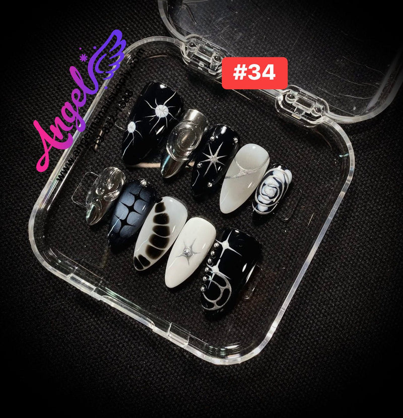 Angelina Handmade Custom Press-On | 030-059 - Angelina Nail Supply NYC