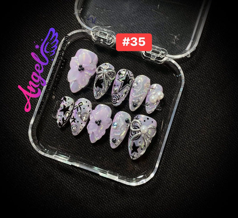 Angelina Handmade Custom Press-On | 030-059 - Angelina Nail Supply NYC