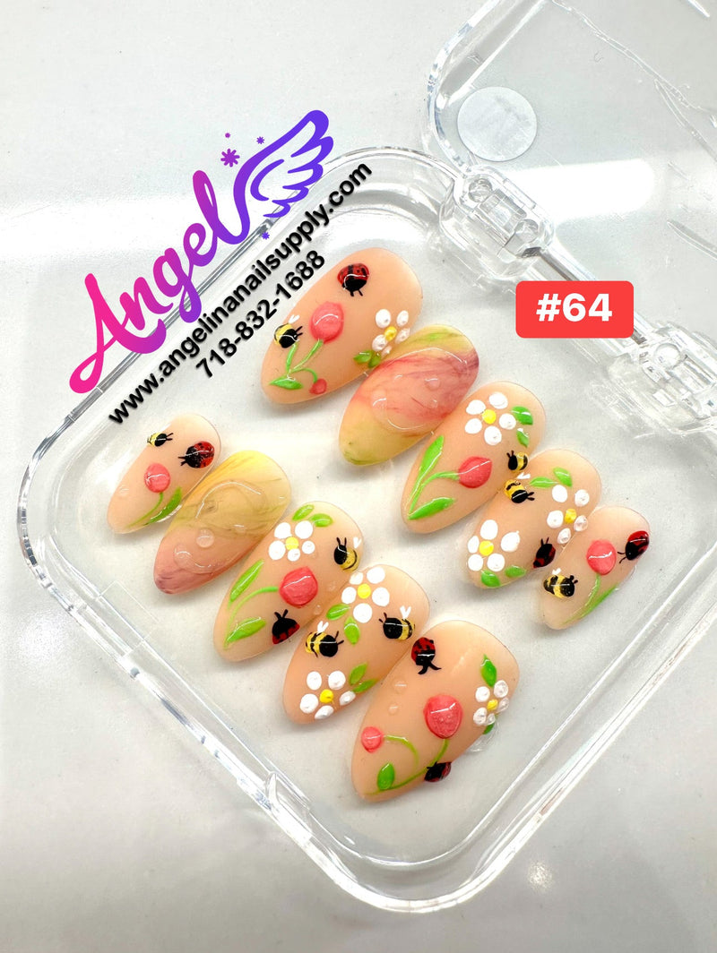 Angelina Handmade Custom Press-On | 060-089 - Angelina Nail Supply NYC