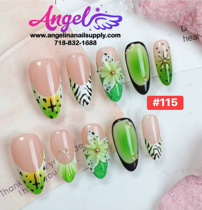 Angelina Handmade Custom Press-On | 090-119 - Angelina Nail Supply NYC
