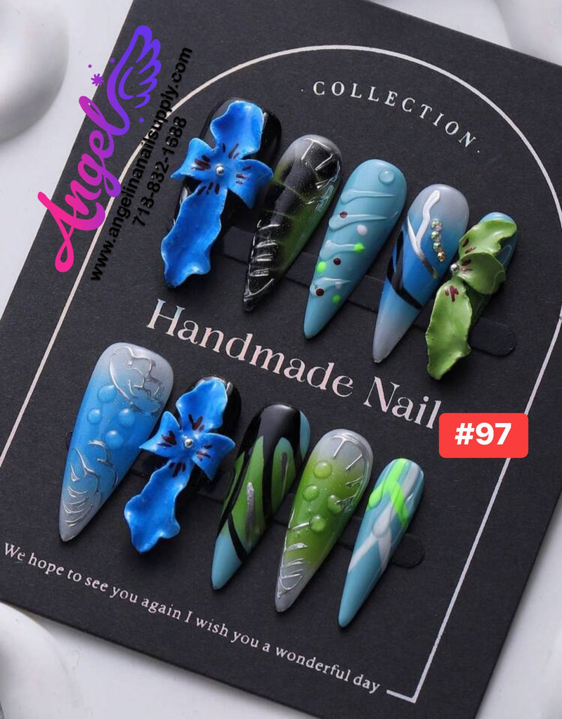 Angelina Handmade Custom Press-On | 090-119 - Angelina Nail Supply NYC