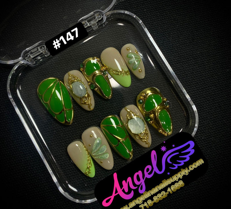 Angelina Handmade Custom Press-On | 120-149 - Angelina Nail Supply NYC