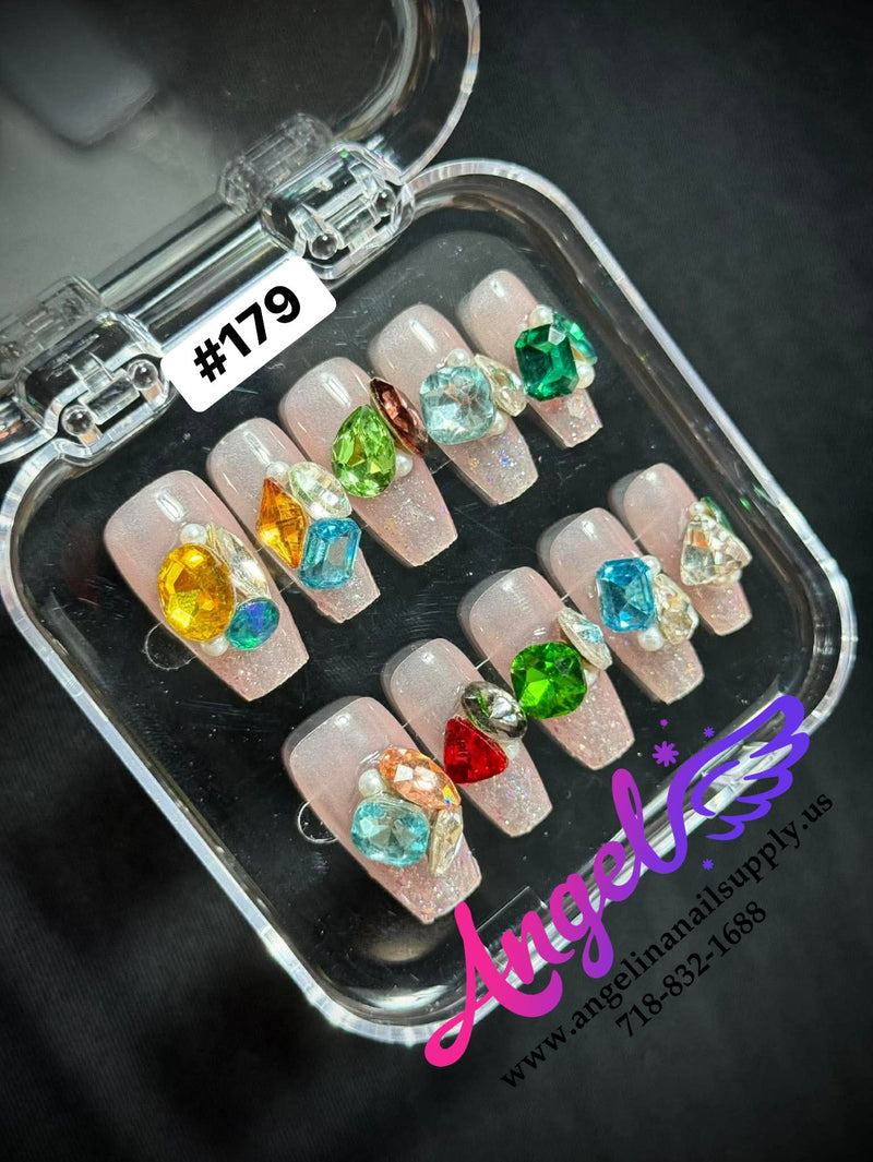 Angelina Handmade Custom Press-On | 150-179 - Angelina Nail Supply NYC