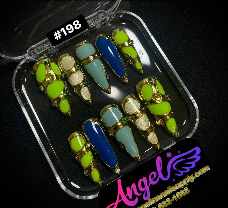 Angelina Handmade Custom Press-On | 180-209 - Angelina Nail Supply NYC
