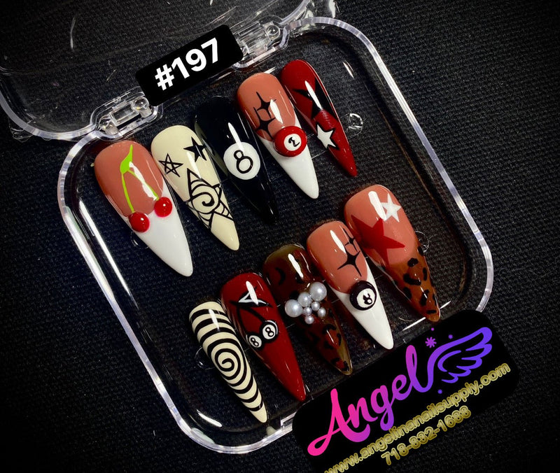 Angelina Handmade Custom Press-On | 180-209 - Angelina Nail Supply NYC
