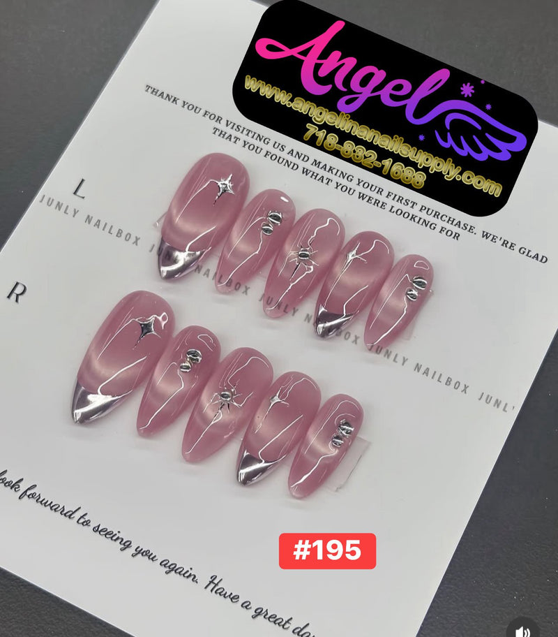 Angelina Handmade Custom Press-On | 180-209 - Angelina Nail Supply NYC