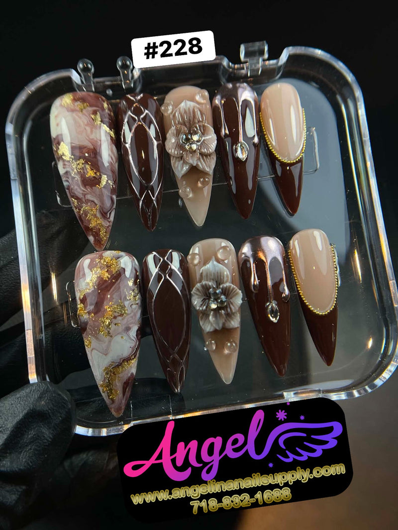 Angelina Handmade Custom Press-On | 210-239 - Angelina Nail Supply NYC