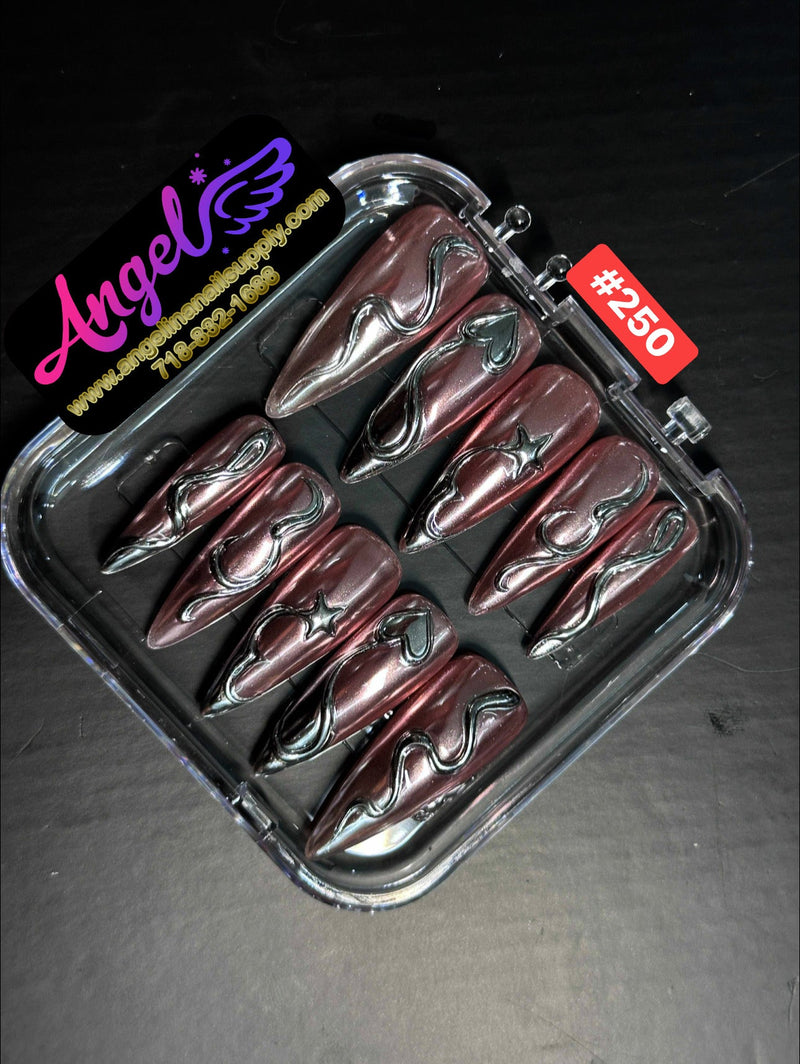 Angelina Handmade Custom Press-On | 240-269 - Angelina Nail Supply NYC
