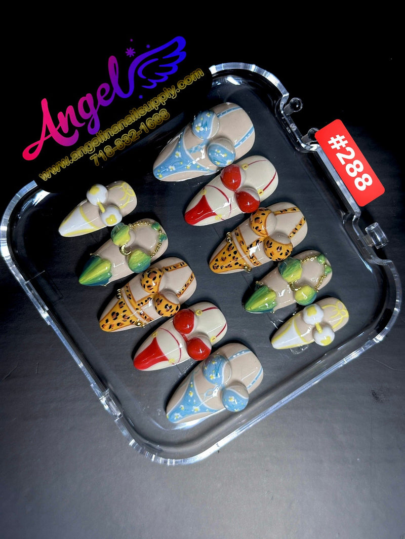 Angelina Handmade Custom Press-On | 270-299 - Angelina Nail Supply NYC