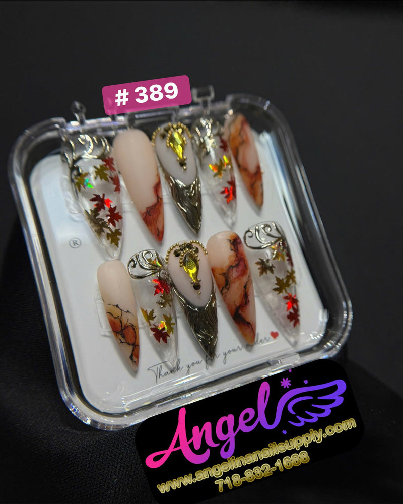 Angelina Handmade Custom Press-On | 360-389 - Angelina Nail Supply NYC